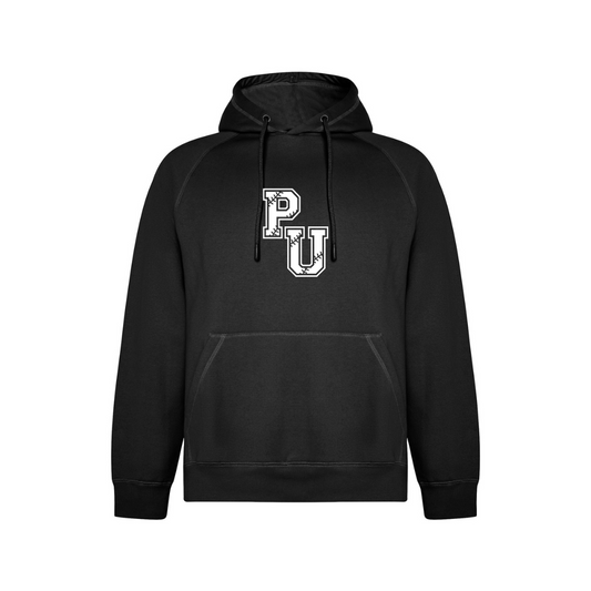 Huppari musta, PU-logo