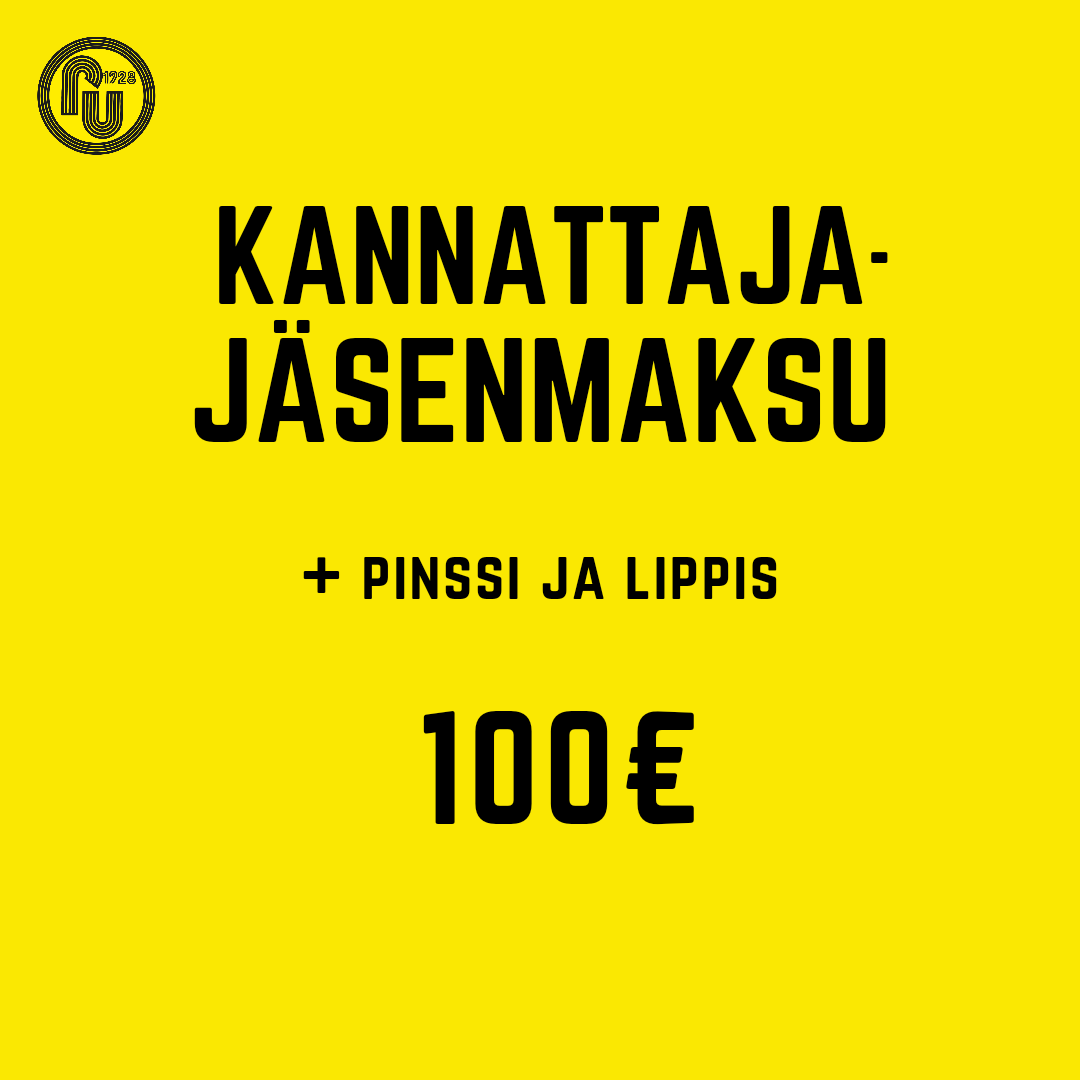 Kannatusjäsenmaksu + pinssi