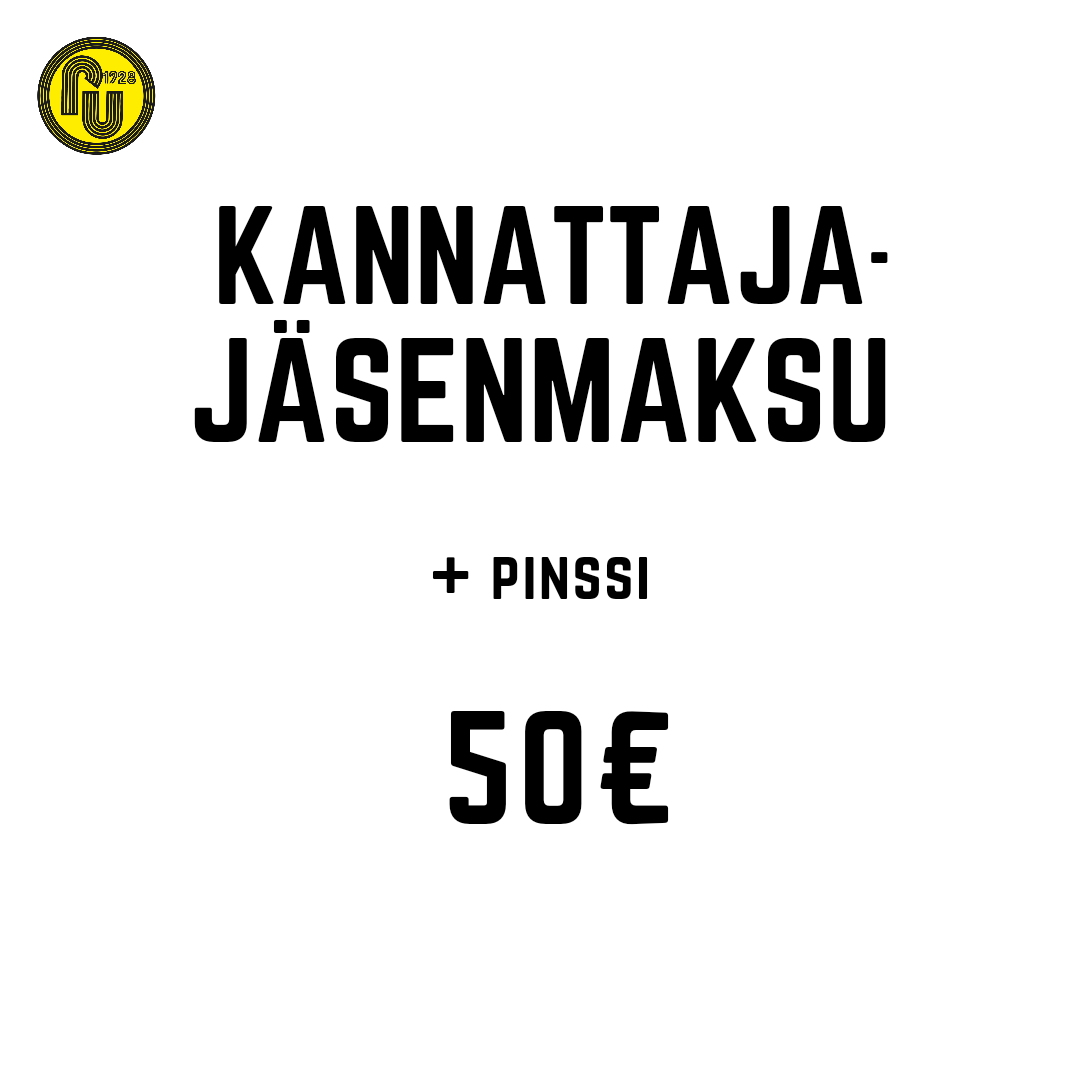 Kannatusjäsenmaksu + pinssi